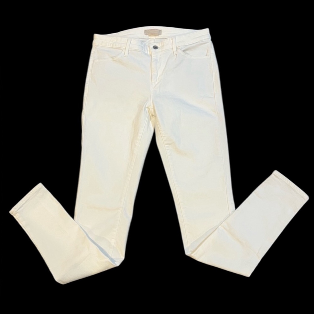 Uniqlo Women’s Off‎ White Stretch Jeans – Size M